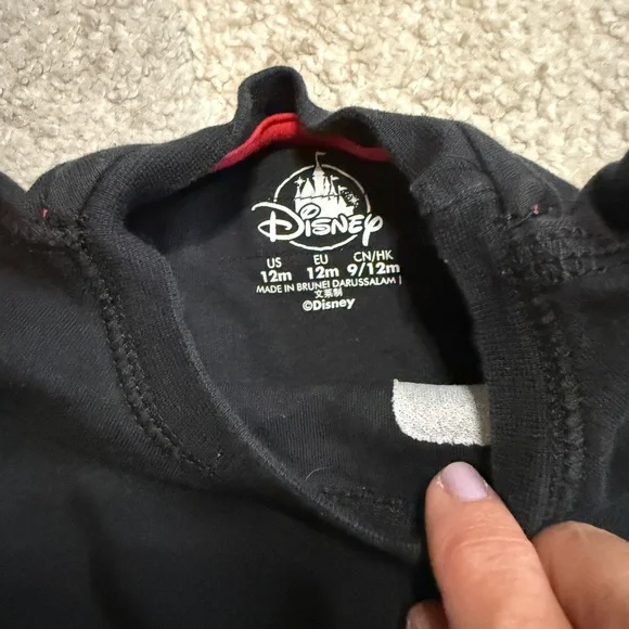 Disney Mickey Mouse Black and Red Bodysuit - Picture 2 of 2